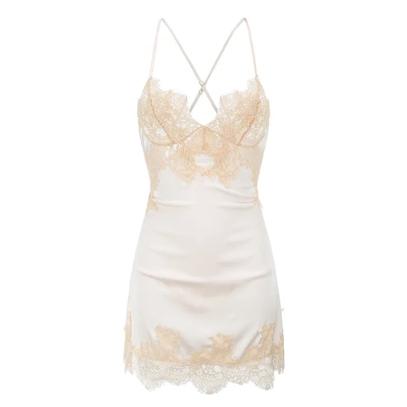 Venus Lace Ice Silk babydoll With Panty Set