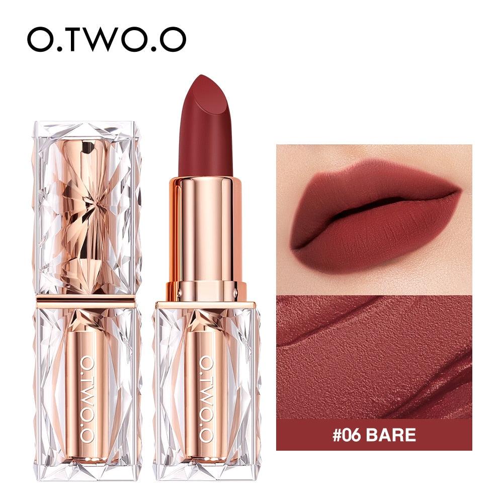 Matte Lipstick 6 Color Waterproof Non-Sticky Cup, Long Lasting Women Sexy Red Velvet Lip Tint Lip Glaze Makeup Cosmetics - Belleroz