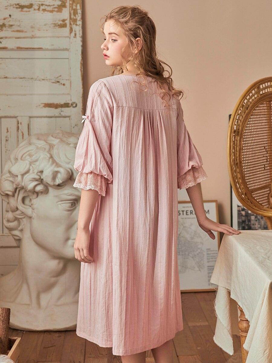 Victorian Nightgown, Vintage Cotton Nightgown - Belleroz