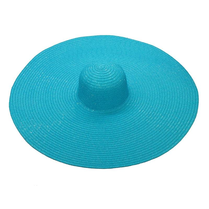 Beach Hat, Large Wide Brim Straw Sun Hats, Oversized Anti UV 50 Summer Hat - Belleroz